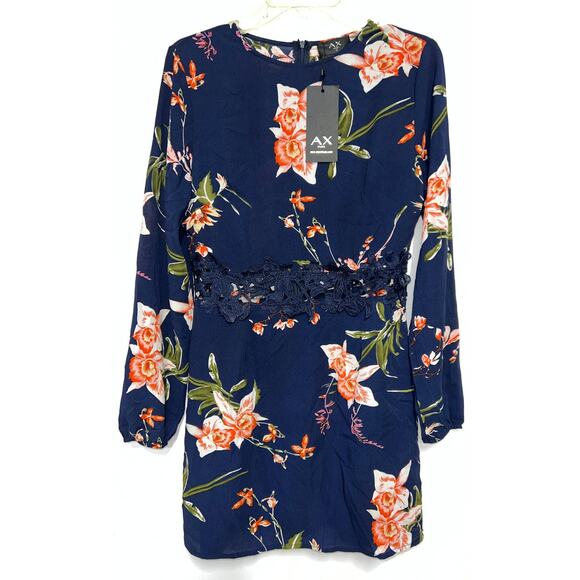 NWT Ax Paris Floral Dress size 10 - Picture 1 of 10